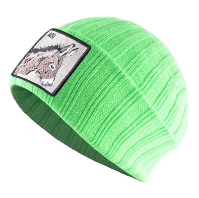 TQMSMY вязаные шапки Skullies мужские зимние теплые однотонные вязаные шапки для мальчиков и девочек уличная хип-хоп женская шапка TBLV - Цвет: Green