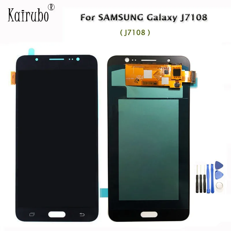 

5.5inch OLED Screen For Samsung for Galaxy J7108 LCD Display Touch Screen Digitizer Assembly +Tools