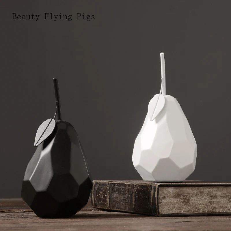 

Direct sales new creative three-dimensional plant fruit pear modern home living room bedroom office decoration furnishings