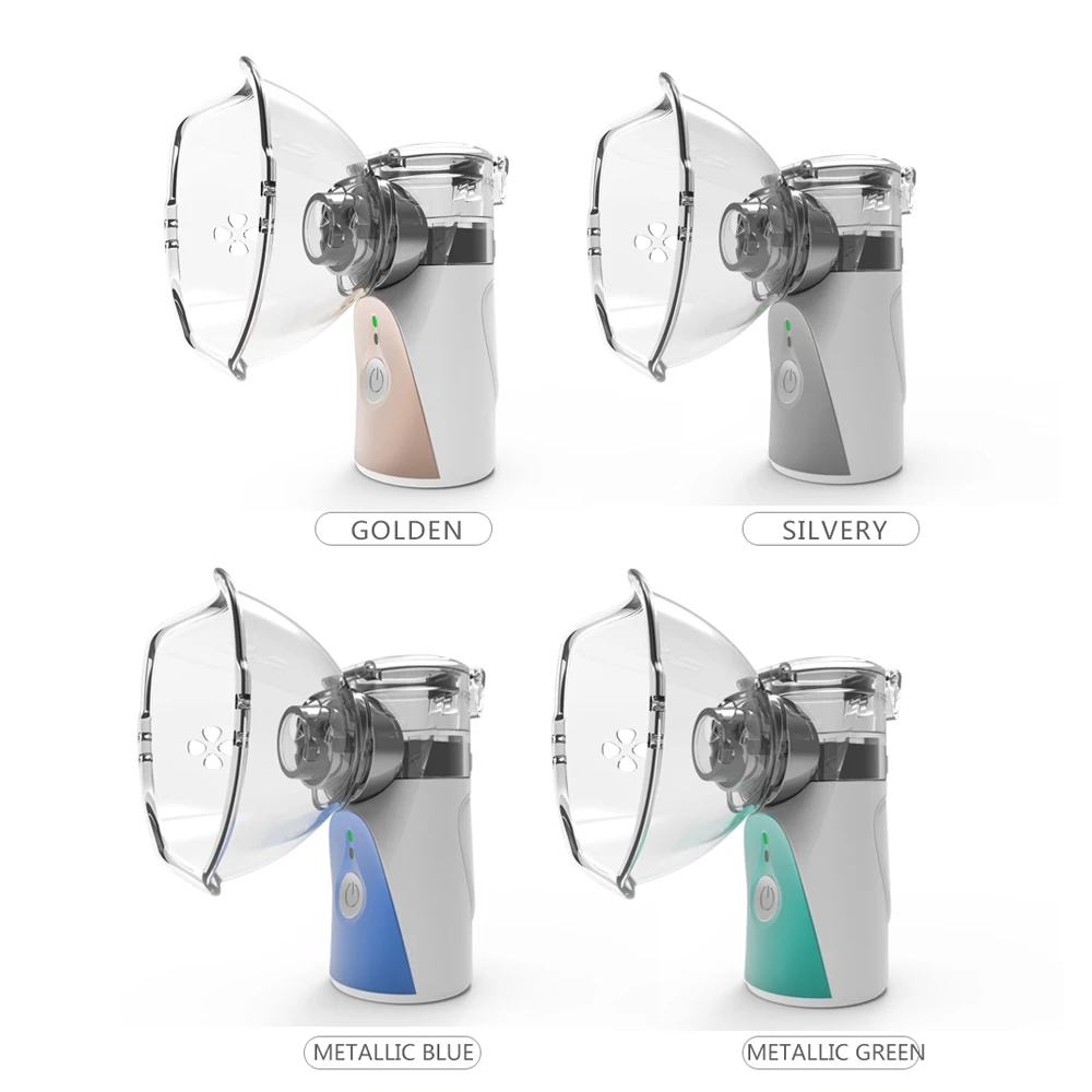 Medical Portable Nebulizer Health Care Mini Handheld Portable Automizer Ultrasonic Nebulizer for Children Adult Asthma Inhaler