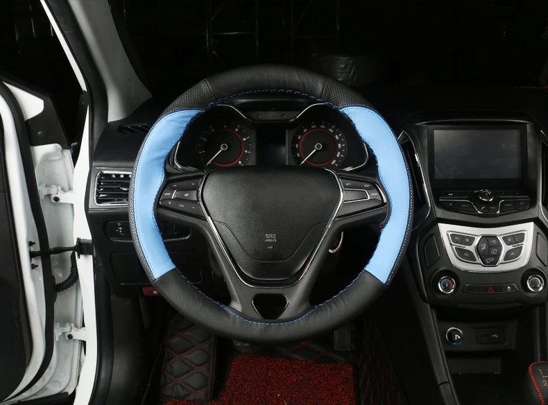 Для Chery ARRIZO5 ARRIZO 5 Крышка рулевого колеса Модифицированная ручная швейная крышка рулевого колеса отверстие ручки
