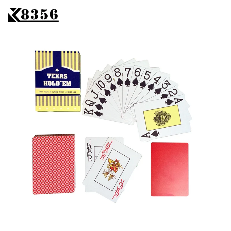 K8356 Новый Лидер продаж 2 компл./лот баккара Техасский Холдем Пластик игральные