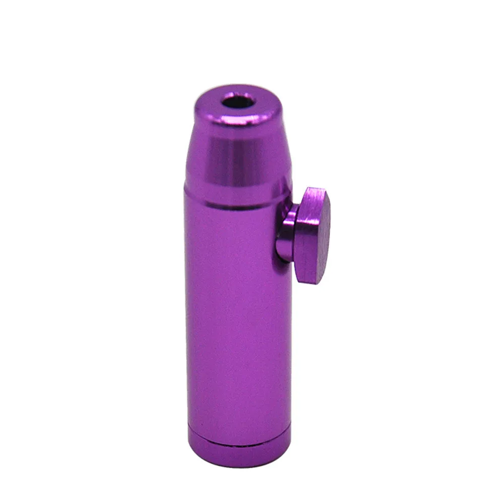 Snuff Pipe 3# Aluminum Alloy Metal Snuff Nose Smoke Pot Snuff Bottle Smoking Set Cigarette Holder Tobacco Pipe