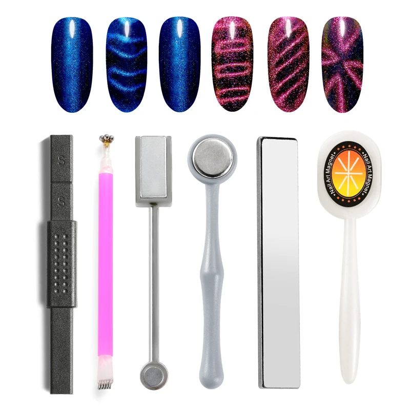 

1 Pcs Nail Magnetic Stick Strong Magnet for Cat Eye UV Gel Polish Magic Nail Art Tool Multi-funcation Magnetic Board