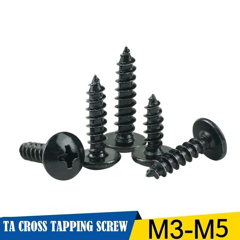 luchang 100Pcs M3 M3.5 Wood Truss Screw with Black Self tapping Small ScrewsScrews AliExpress