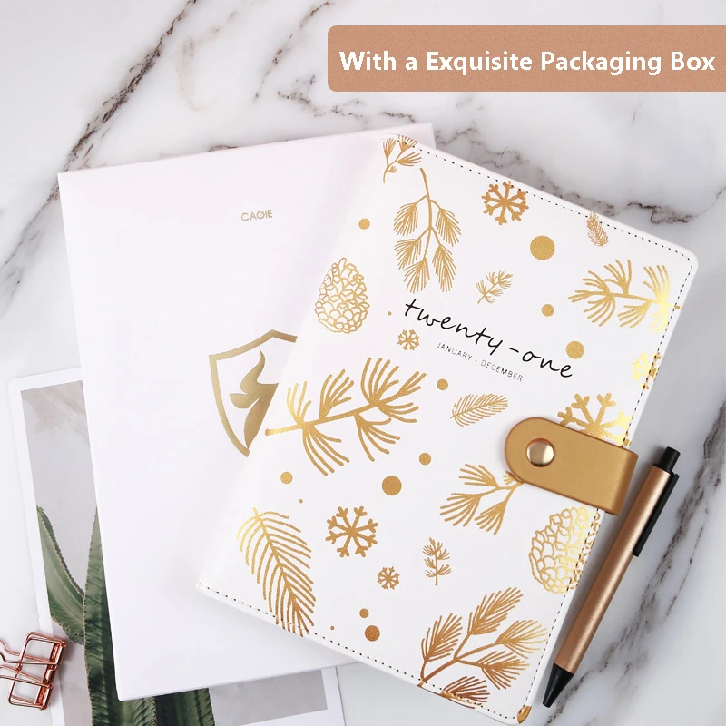 

Luxury Agenda 2021 A5 Notebook and Journal Monthly Weekly Planner Schedule Organizer Diary Notepad 256 Pages Office Stationery