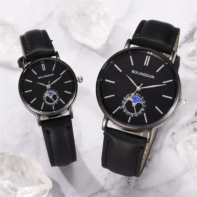 

2020 Minimalist Fine Lovers Wristwatches High Quality Fashion Quartz Watches Men Women Leather Clock Simple Watch Reloj Mujer