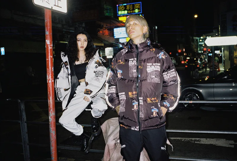 SEVEYFAN мужские зимние куртки с напечатанным рисунком Марка NEW Fashion Hi Street, утолщенная теплая куртка с капюшоном модная Осень-зима, верхняя одежда мужской R2534