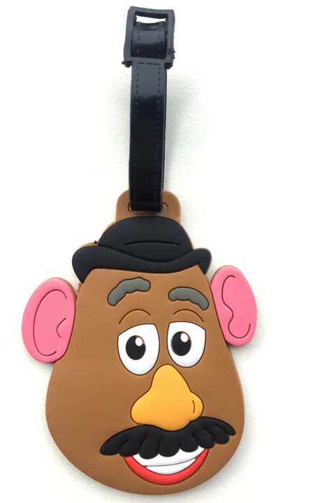 Travel Accessories Toy story Luggage Tag Creative Baggage Boarding Tags Silica Gel Suitcase ID Addres Holder Portable Label