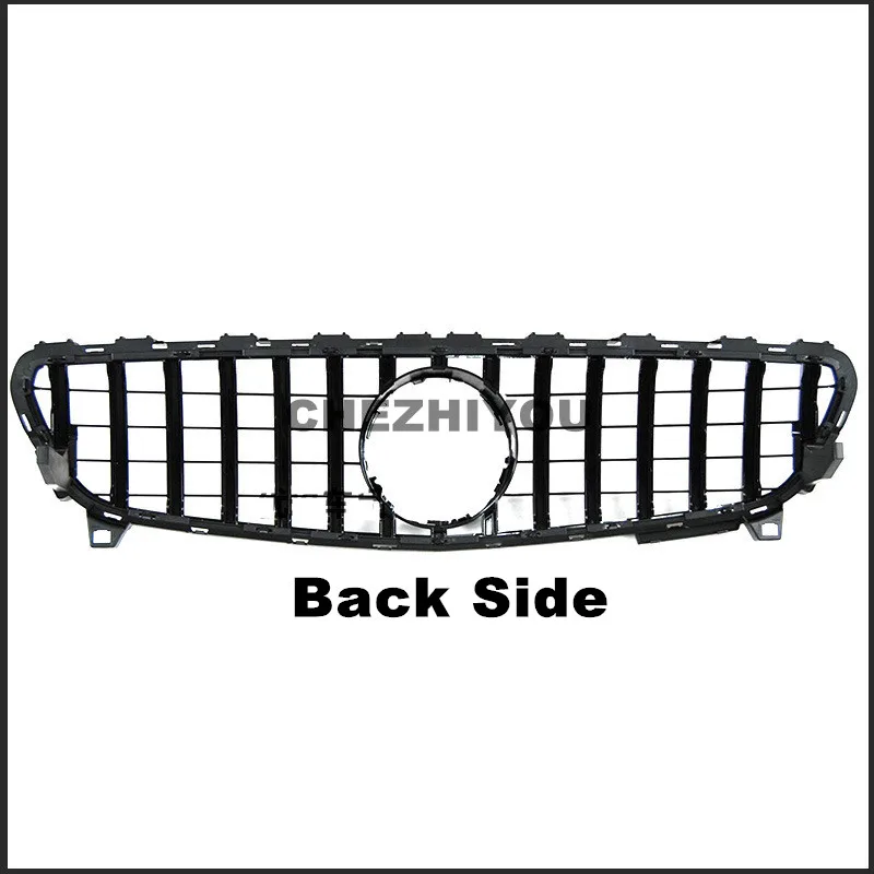 GTR Front Grille for Mercedes A Class W176- GTR Style Without Camera Silver Color Black Color XC