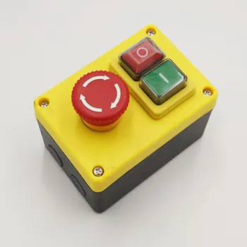 

1PC 250V 16A 4 Pin Emergency Stop Push Button Switch Motor Stop/Start Switch