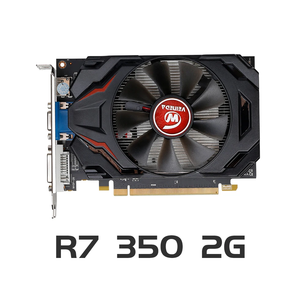 Оригинальная графическая карта Veineda R7 350 2 гб GDDR5 128 бит 800 мгц настольная