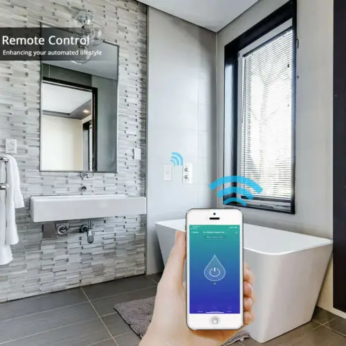 WiFi умный котел переключатель водонагреватель дистанционное управление работа с Alexa Google Home умный дом настенный WiFi сенсорный переключатель панели