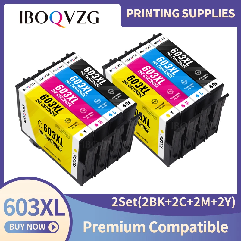 IBOQVZG замена для EPSON 603XL 603 T603XL E-603XL T603 XL чернильные картриджи Epson Expression Home XP-4100 XP-3100