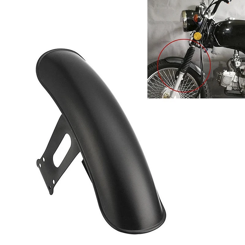 

Universal Motorcycle Rear Wheel Cover Fender Splash Guard Mudguard+Bracket Black