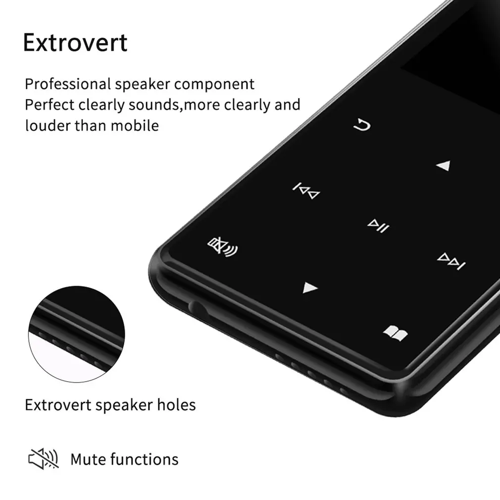 X2 MP4 vedio-плеер с громкоговоритель Bluetooth экран и встроенный 16 ГБ Портативный MP3 walkman с FM/запись