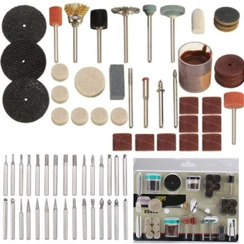 

Drill Electric Grinder kit Polishing Cleaning Plastic Metal Multi functional 105pcs