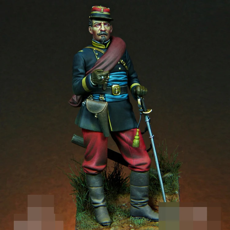 1/24 Resin Figure Model Kit French Soldier Napoleonic Wars Unassambled Unpainted 