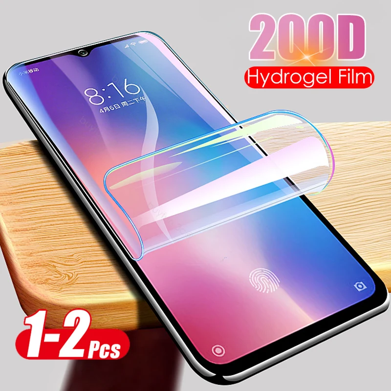 2 шт. Гидрогелевая пленка для xiaomi redmi note 8t 7 8 pro k30 k20 8a go 6 a2 lite | Мобильные телефоны и