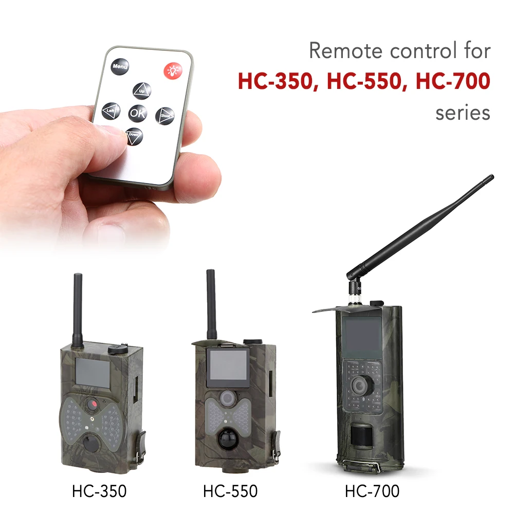 Remote Control for Hunting Trail Game Camera HC-300 HC-350 HC-550 HC-700 Series hunting camera remote controller