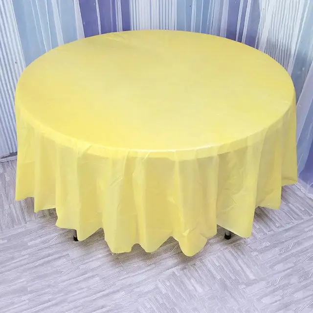 Hasznos Kerek Terítő Lágy, Színes Színű Többszínek Vízálló, Vastagabb Asztali Borítószövet - Image 4