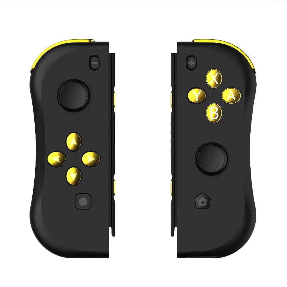 Беспроводные bluetooth-контроллеры Joy-Con геймпад для NS Switch консоли джойстик игровые контроллеры с функциями датчика вибрации - Цвет: Gold