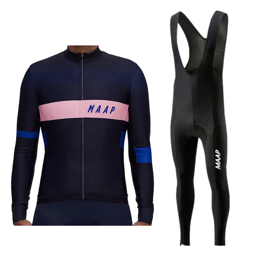 Jersey Set 3 Pro Team MAAP Cycling Jersey Ste Ropa Ciclismo Hombre Triathlon Cycling Set MTB Cycling Clothing Cycling Bib Pants Set - Цвет: Jersey Set 3