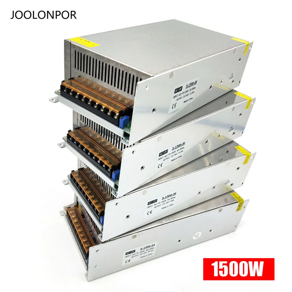 

блок питания 24в Ac Dc Led Power Supply 24V 30V 36V 48V 30A 40A 50A 60A 1500W Driver Switching Power Supply