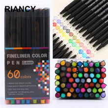 12/24/36/48/60 шт Красочный нейтральный маркер для белой доски тонко пишущие ручки для школы и офиса перо набор Kawaii чернильная ручка товары для рукоделия милый 04031