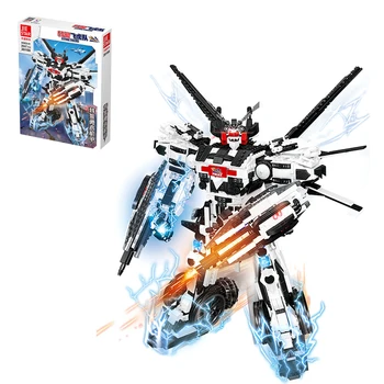 

2047Pcs MOC Mecha Series Bricks Swat Warrior DIY Small Particles Building Blocks Toys Creative Gift For Birthday