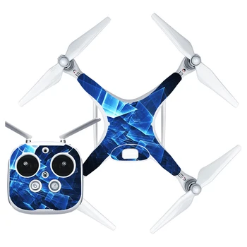 

3D Pattern Style Vinyl Skin Sticker for DJI Phantom 4 Drone And Remote Controller 0137
