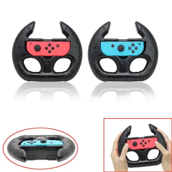 

2Pcs Racing Game Steering Wheel Joy-con For Nintend Switch Remote Helm Game Wheels Controls For Nintendo NS Controller Dropship