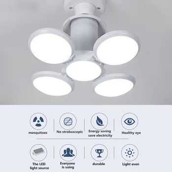 

Football E27 40W Lamp LED Super bright LED folding bulb LED Bulb Football Modeling Lamp For Corridor Home Lamp Decoration Stock