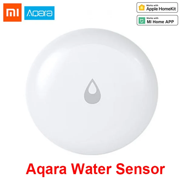 1pc water sensor Xiaomi Mijia Aqara, двухсторонний модуль управления, беспроводной релейный контроллер, 2 канала, работает для приложения Mijia и домашнего комплекта - Цвет: 1pc water sensor