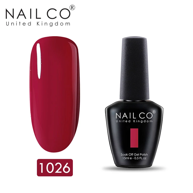 1026 NAILCO светодиодный Гель-лак для ногтей Блестящий замачиваемый полуперманентный Гель-лак УФ-гель Varnis Цвет Гель-лак для ногтей Дизайн ногтей Laquer - Цвет: 1026