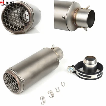 

Motorcycle Accessories Modified inlet Exhaust pipe Muffler Suitable caliber models for Kawasaki Z 750 800 1000 ZX6R ZX10R pcx125