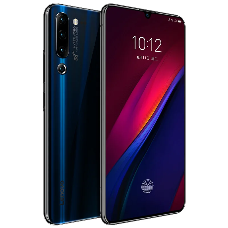 Смартфон lenovo Z6 Pro 5G L79041, 8 ГБ, 256 ГБ, Snapdragon 855, 5G, Android, 6,39 дюймов, OLED, 48MP, четырехъядерный, с глобальной ПЗУ, 4000 мАч, 5G, телефон