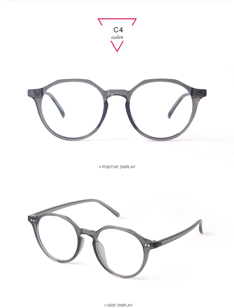 Кристально-розовые прозрачные очки, ацетатная оправа для женщин и мужчин,, оптические линзы, модный синий светильник, блокирующий близорукость, женские очки S171