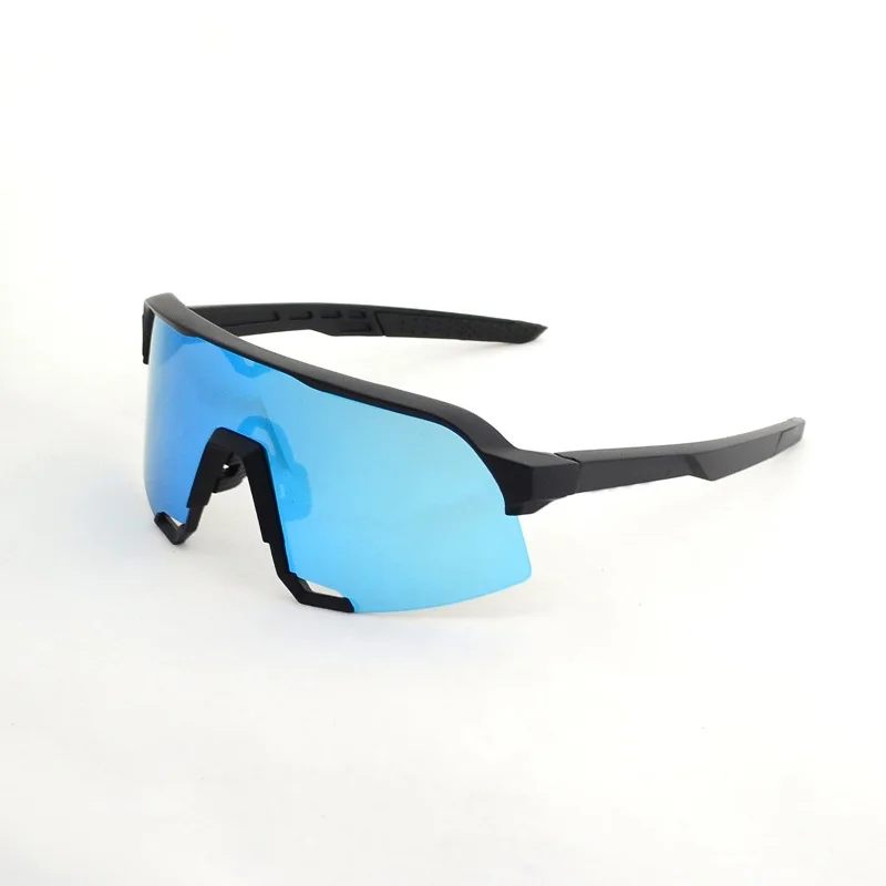 3 Lens Not Polarized 3 линзы UV400 поляризованные велосипедные очки Mtb гоночный мотоцикл солнцезащитные очки спортивные беговые очки для езды мужские и женские велосипедные очки - Цвет: 3 Lens Not Polarized