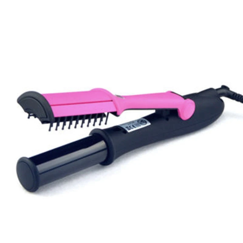 EAS-Профессиональный Выпрямитель для волос, щипцы для завивки, 2 в 1, без повреждений, выпрямитель для волос, утюги для укладки волос, инструмент для укладки