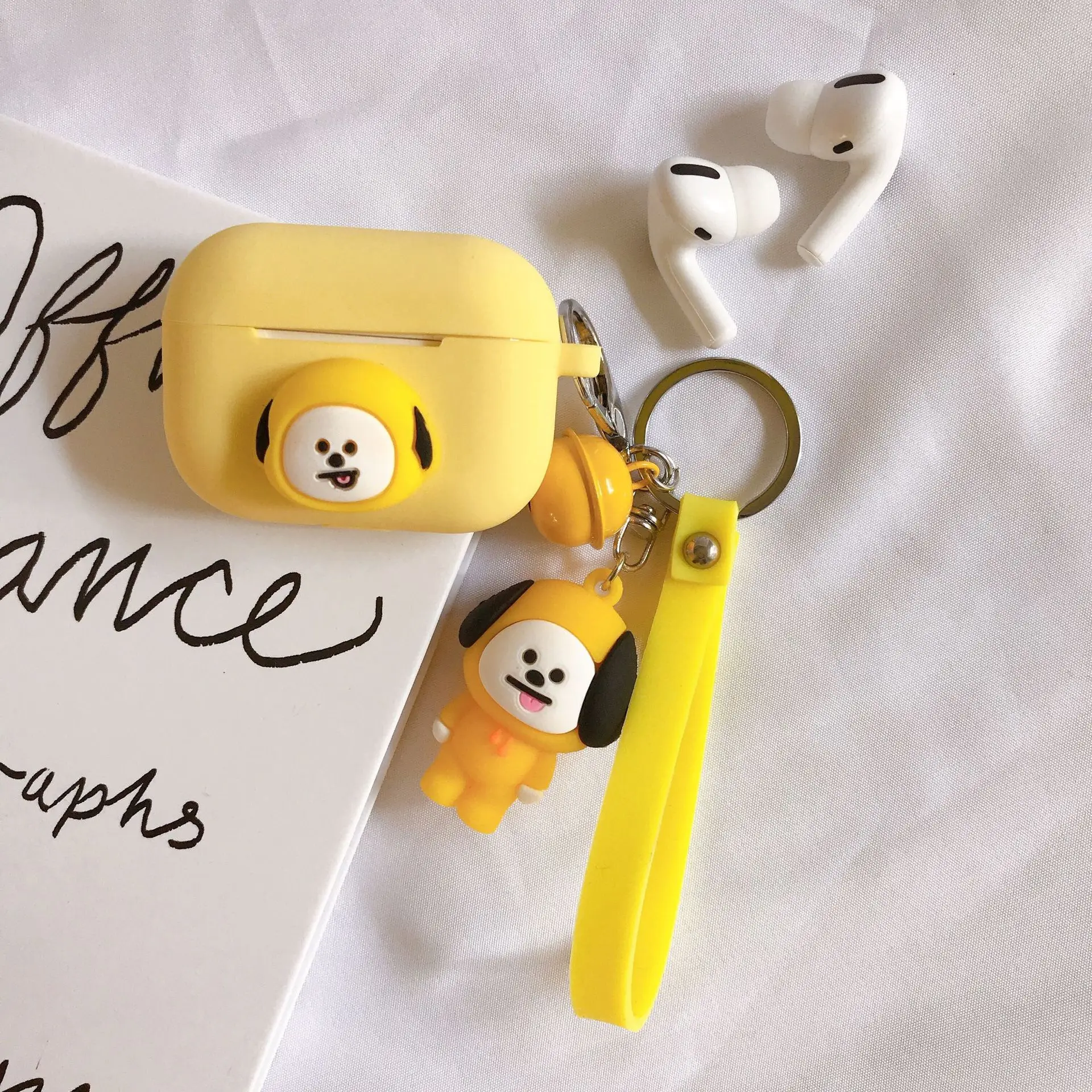 B Защитный чехол для Apple Airpods pro, беспроводной Bluetooth чехол для наушников AirPods, мягкий милый силиконовый чехол, чехол s funda - Цвет: B