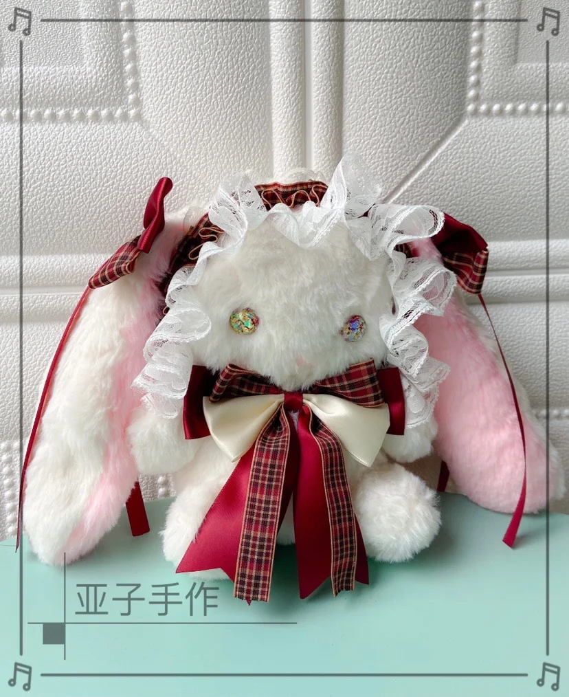 

The The original hand made with little red riding hood Lolita rabbit Xiong Bao deserve to act The role of small objects