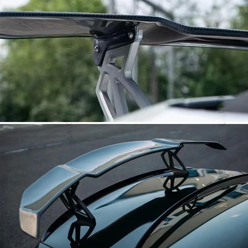 

For Mercedes Benz CLA Class W118 CLA200 CLA260 MATIC V Style Carbon Fiber Rear Trunk Spoiler Car Wing 2020 2021