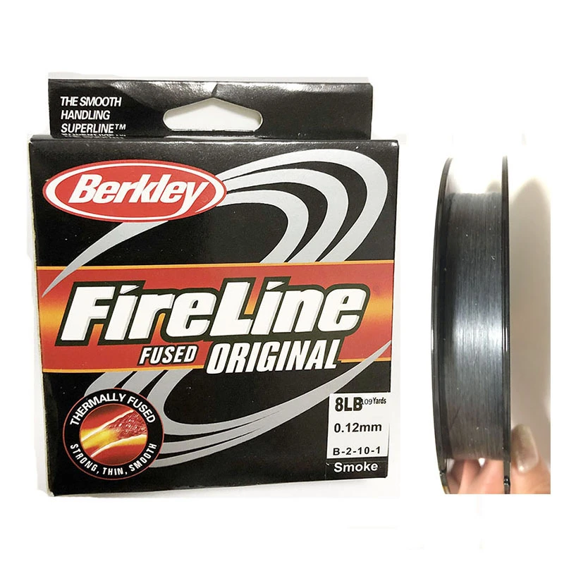 Fireline Fused Braid 109yards Smoke 6LB8LB10LB12LB15LB Multifilament