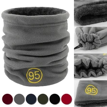 

2021 New Neck Scarf Winter Women Men Solid Knitting Collar Thick Warm Velveted Mask High Quality Hiking Camping Neck Warmer