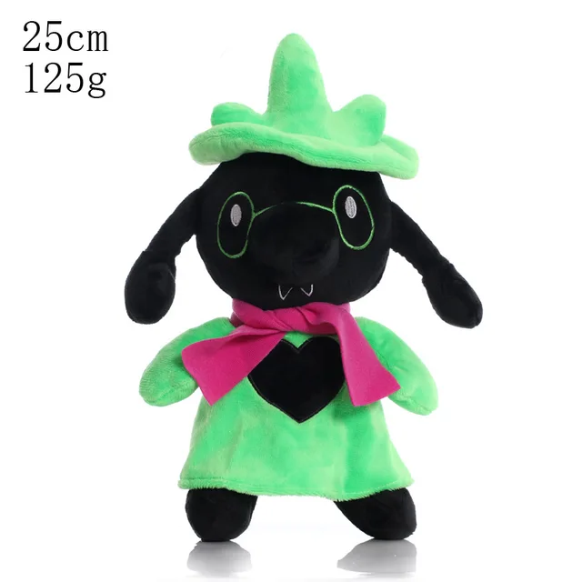25cm Deltarune Plush Toy Kawaii Ralsei Lancer Plush Stuffed Toys Cartoon Figure Soft Animals Doll for Children Kids