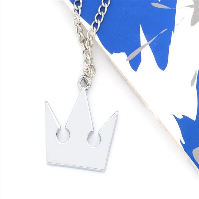 B Королевские сердца Сора Корона Roxas Крест Ожерелье Keyblade металлическая цепь A1014 - Цвет: B