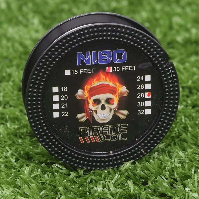 

PIRATE COIL New 10m/roll Cigarette Nichrome Heating Wires for Ni80 Heating Wires for Rebuildable Atomizers