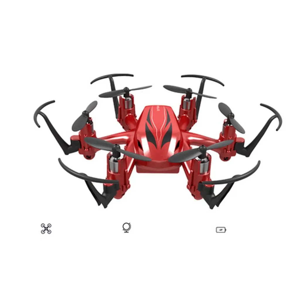 S107 самолета 2,4 г 4CH 6-Axis FPV Дрон Квадрокоптер с дистанционным управлением Wi-Fi Камера в режиме реального времени 3,7 в 180 мАч Drone