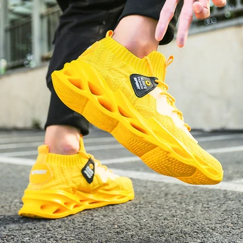 

Casual Shoes Men Solid Spring Autumn Sneakers Mens Breathable No-slip Men 2020 Male Air Mesh Lace Up Wear-resistant Shoes